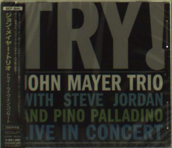 Cover for John Mayer · Try! John Mayer Trio Live in Concert (CD) [Japan Import edition] (2012)