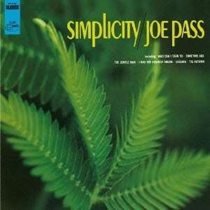 Cover for Joe Pass · Simplicity (CD) (2013)