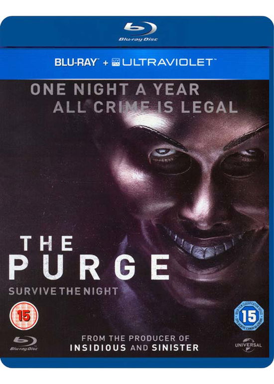 The Purge - Purge - Películas - Universal Pictures - 5050582953596 - 21 de octubre de 2013