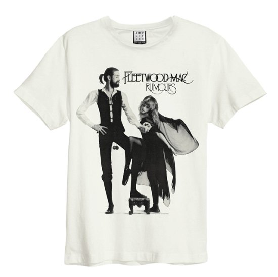 Fleetwood Mac Rumours Amplified Vintage White X Large T Shirt - Fleetwood Mac - Fanituote - AMPLIFIED - 5054488714596 - perjantai 10. kesäkuuta 2022