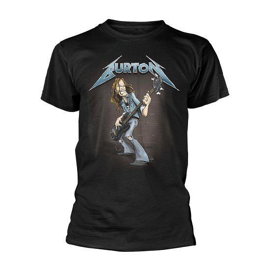 Cover for Metallica · Cliff Burton Squindo Stack (T-shirt) [size S] [Black edition] (2020)