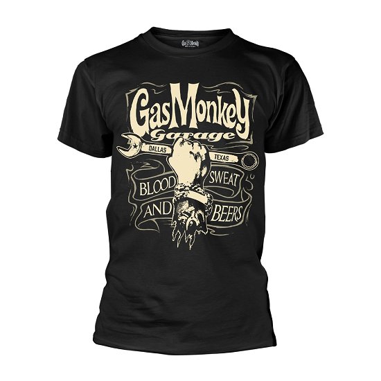 Cover for Gas Monkey Garage · Mechanics Spanner (Black) (T-shirt) [size S] [Black edition] (2020)