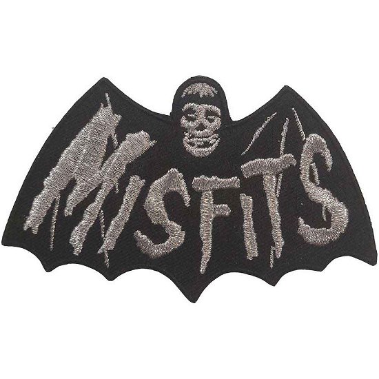 Misfits Standard Woven Patch: Bat Logo - Misfits - Mercancía -  - 5056561000596 - 