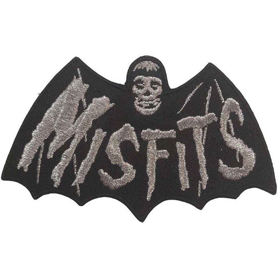 Misfits Woven Patch: Bat Logo (Standard) - Misfits - Fanituote -  - 5056561000596 - 