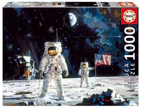 Cover for Educa · 18459 - First men on the Moon Puzzle - 1000 Teile (N/A) (2020)