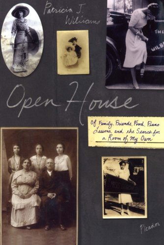 Cover for Patricia J. Williams · Open House: of Family, Friends, Food, Piano Lessons, and the Search for a Room of My Own (Paperback Book) [First edition] (2005)