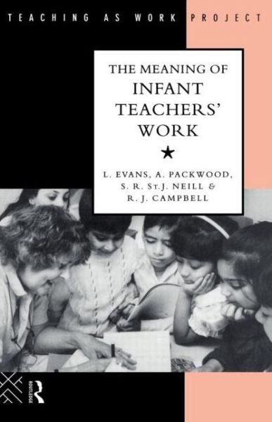 Cover for Linda Evans · The Meaning of Infant Teachers' Work - The Teaching as Work Project (Paperback Bog) (1994)