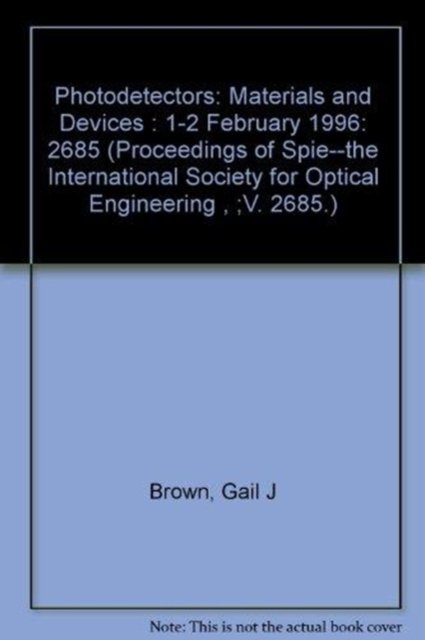 Cover for Brown · Photodetectors-Materials and Devices 1-2 February 1996 (Paperback Book) (1996)