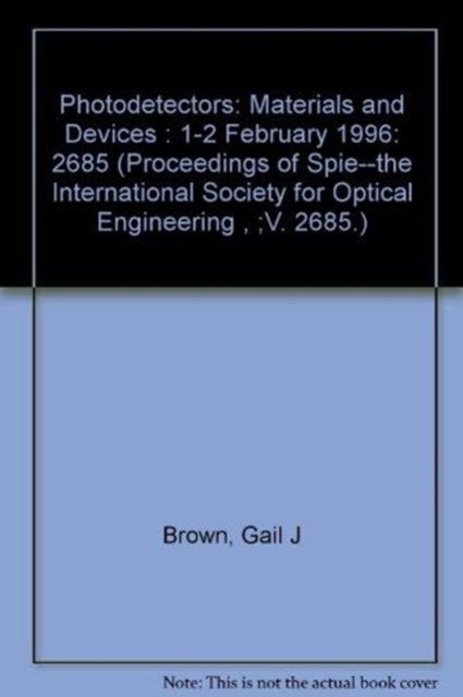 Cover for Brown · Photodetectors-Materials and Devices 1-2 February 1996 (Paperback Book) (1996)