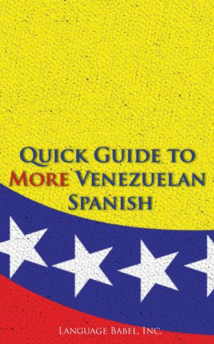 Cover for Language Babel · Quick Guide to More Venezuelan Spanish (Spanish Vocabulary Quick Guides) (Paperback Book) (2013)