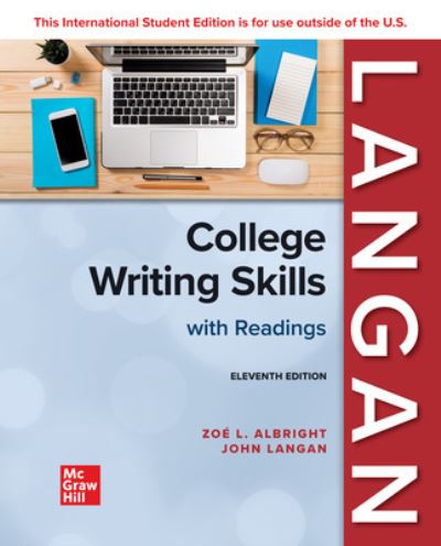 College Writing Skills with Readings ISE - John Langan - Kirjat - McGraw-Hill Education - 9781265226596 - perjantai 25. maaliskuuta 2022