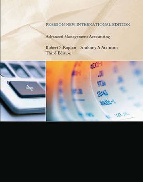 Cover for Robert Kaplan · Advanced Management Accounting: Pearson New International Edition (Paperback Book) (2013)