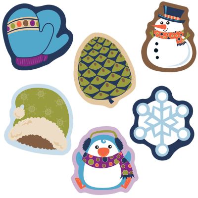 Winter Mix Mini Cut-Outs - Carson-Dellosa Publishing - Inne - CARSON DELLOSA EDUCATION - 9781483828596 - 14 stycznia 2016