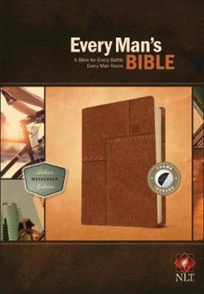 Cover for Stephen Arterburn · NLT Every Man's Bible, Deluxe Messenger Edition (Lederbuch) (2018)