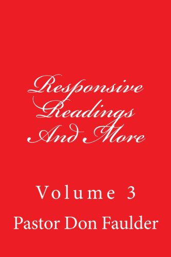 Cover for Charles Lee Emerson · Responsive Readings and More (Volume 3) (Taschenbuch) (2014)