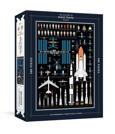 History of Space Travel Puzzle: Astronomical Jigsaw Puzzle and Poster - Pop Chart Lab - Bøker - Random House USA Inc - 9781524763596 - 28. august 2018