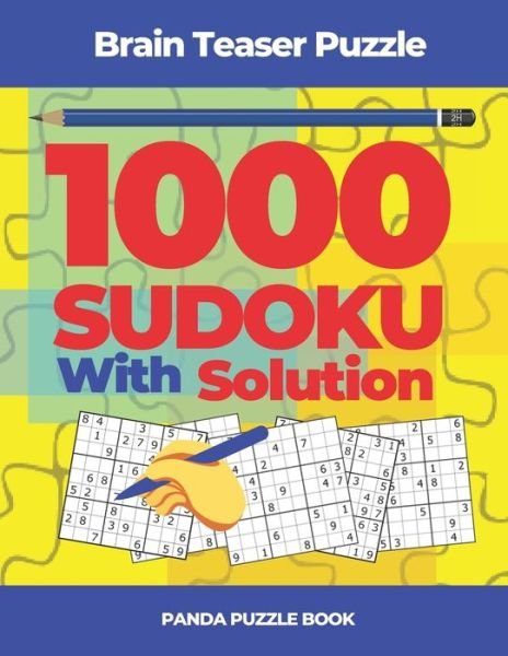Cover for Panda Puzzle Book · Brain Teaser Puzzle - 1000 Sudoku With Solutions (Paperback Bog) (2019)
