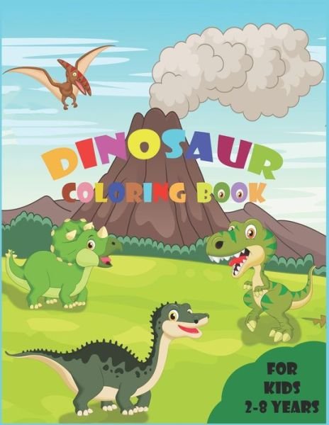 Cover for Ak Kids · Dinosaur Coloring Book for Kids (Paperback Book) (2019)