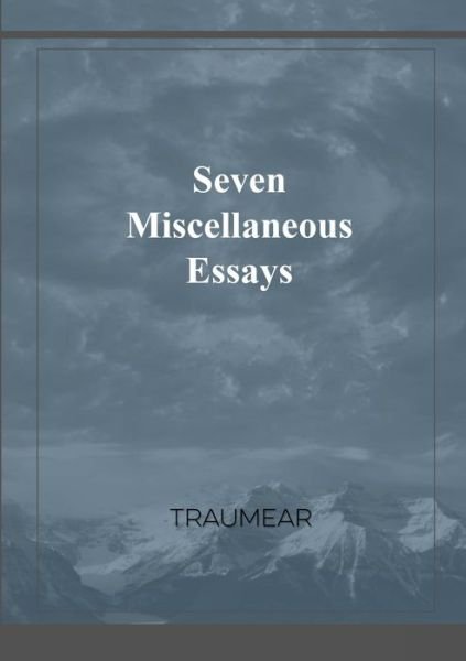 Cover for Traumear · Seven Miscellaneous Essays (Paperback Book) (2020)