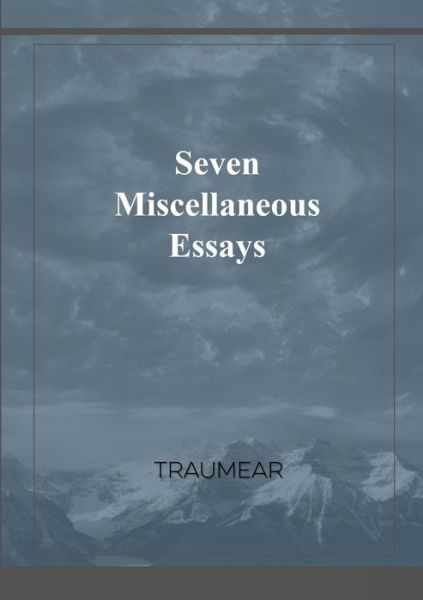 Cover for Traumear · Seven Miscellaneous Essays (Paperback Book) (2020)