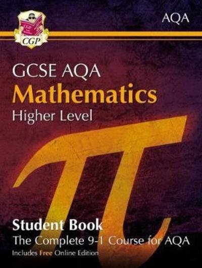 Cover for CGP Books · GCSE Maths AQA Student Book - Higher (with Online Edition) - CGP AQA GCSE Maths (Bog) [With Online edition] (2021)