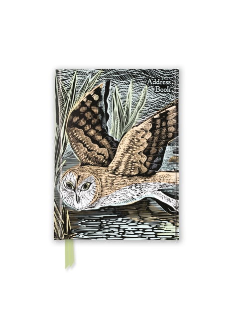 Cover for Angela Harding: Marsh Owl (Address Book) - Flame Tree Address Books (Book) (2023)