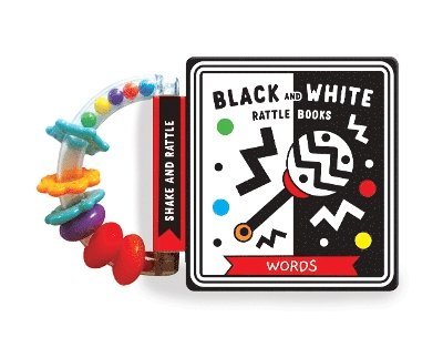 Cover for Words - Black and White Rattle Books (Board book) (2024)