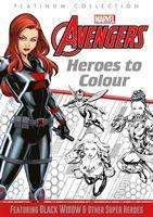 Cover for Igloo Books · Marvel Avengers: Heroes to Colour - Platinum Colouring (Paperback Book) (2020)