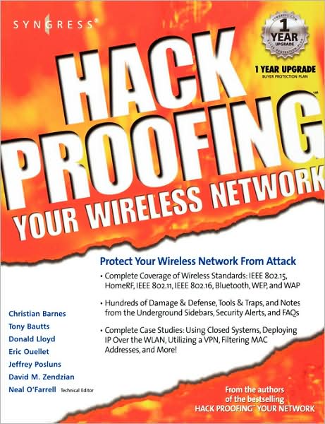 Cover for Syngress · Hackproofing Your Wireless Network (Paperback Book) (2002)