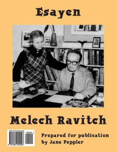 Cover for Melech Ravitch · Esayen (Paperback Book) (2018)