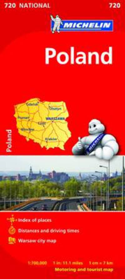 Cover for Michelin · Poland NATIONAL Map (Michelin National Maps) (Map) (Book) (2024)