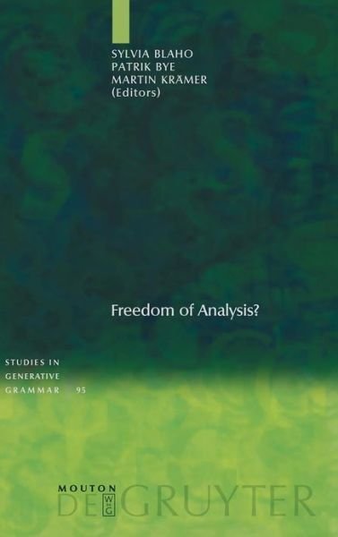 Cover for Sylvia · Freedom of Analysis? (Studies in Generative Grammar) (Innbunden bok) (2007)