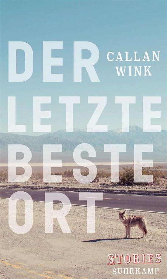 Cover for Wink · Der letzte beste Ort (Bog)