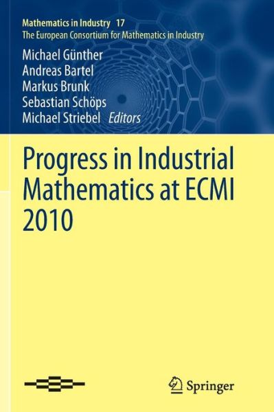 Cover for Michael Gunther · Progress in Industrial Mathematics at ECMI 2010 - Mathematics in Industry (Paperback Book) [2012 edition] (2014)