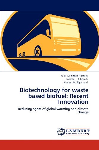 Cover for Hadeel M. Alyamani · Biotechnology for Waste Based Biofuel: Recent Innovation: Reducing Agent of Global Warming and Climate Change (Paperback Book) (2012)