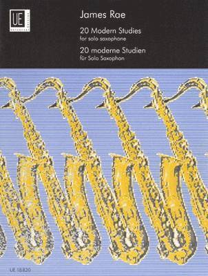 Cover for James Rae · 20 Modern Studies For Solo Saxophone (Book) (1989)