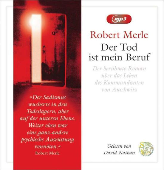 Cover for Robert Merle · MP3 Der Tod ist mein Beruf (CD)