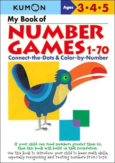 My Book Of Number Games 1-70 - Kumon - Bøker - Kumon Publishing Co, Ltd - 9784774307596 - 5. mars 2009