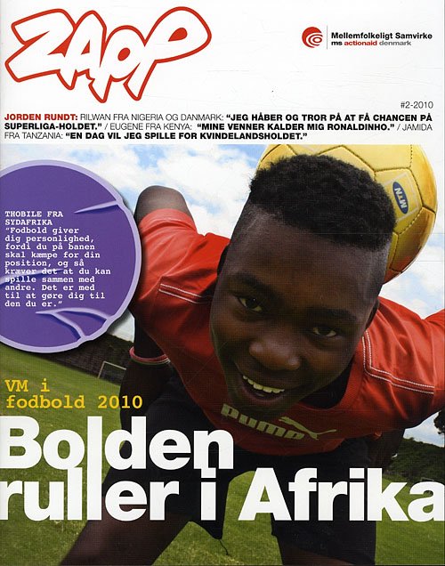 Cover for Diverse forfattere · ZAPP jorden rundt: ZAPP jorden rundt: VM i fodbold 2010 (Sewn Spine Book) [1º edição]