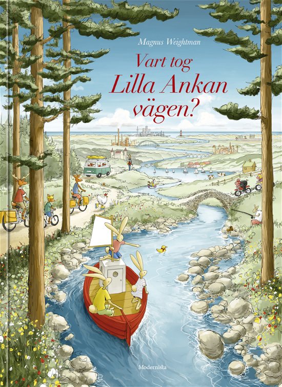 Cover for Magnus Weightman · Vart tog Lilla Ankan vägen? (Landkarten) (2024)