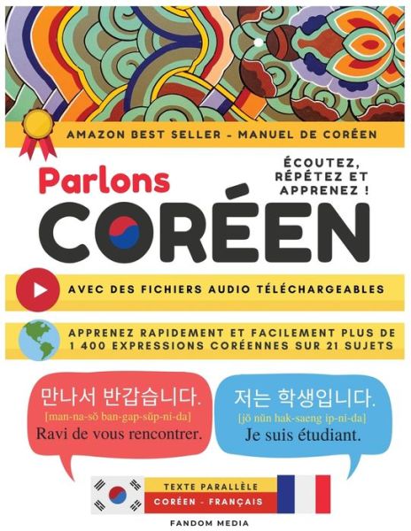 Cover for Fandom Media · Parlons Coreen - Avec Des Fichiers Audio Telechargeables (Pocketbok) (2020)