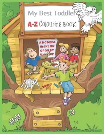 Cover for Hb Publishing · My Best Toddler A-Z Colouring Book (Paperback Book) (2021)