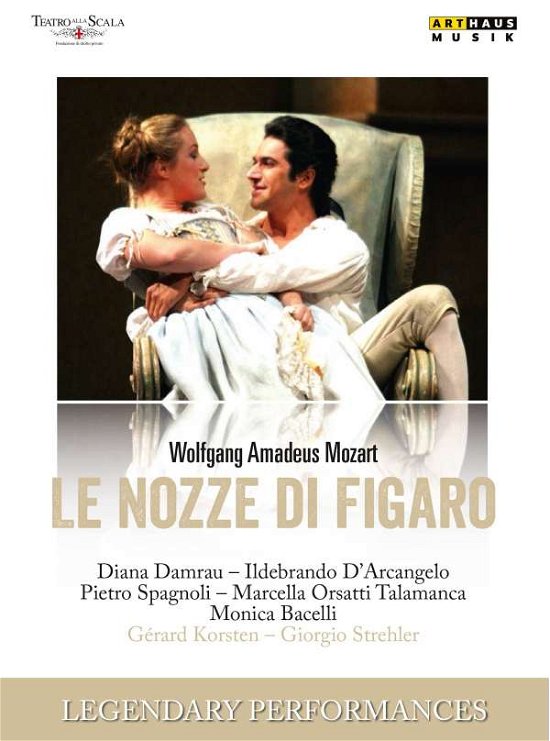 Cover for Mozart / Damrau / Orchestra &amp; Chorus of Teatro All · Le Nozze Di Figaro (Legendary Performances) (DVD) (2015)