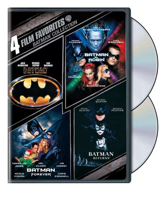 Cover for Batman Collection: 4 Film Favorites (DVD) [Widescreen edition] (2009)