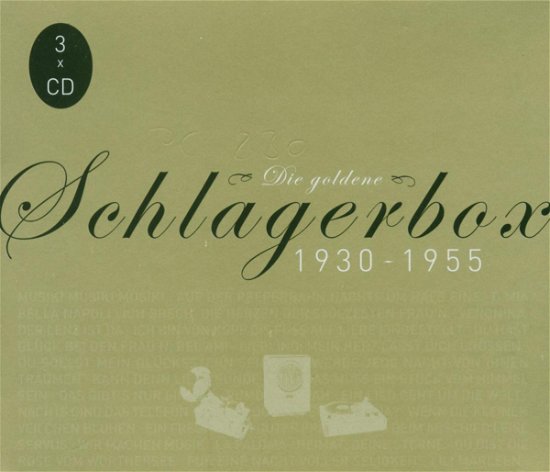 Various Artists · Die goldene Schlagerbox (1930- (CD) (2006)