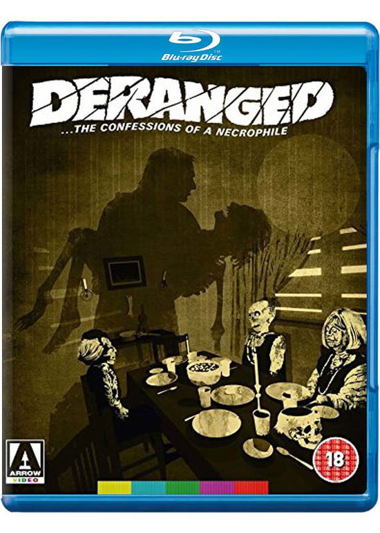 Cover for Deranged BD · Deranged - The Confessions Of A Necrophile (Blu-Ray) (2017)