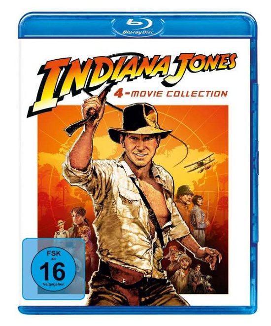 Cover for Harrison Ford,karen Allen,john Hurt · Indiana Jones 1-4 (Blu-ray) (2021)
