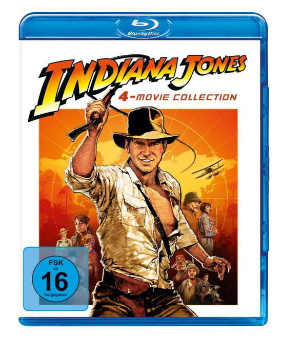 Cover for Harrison Ford,karen Allen,john Hurt · Indiana Jones 1-4 (Blu-ray) (2021)