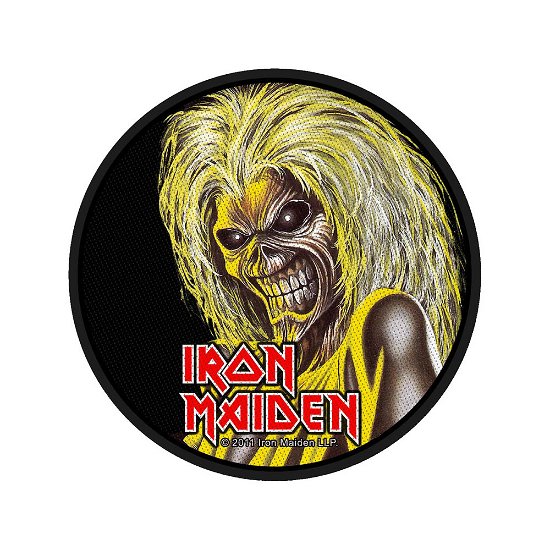 Cover for Iron Maiden · Iron Maiden Standard Woven Patch: Killers Face (Retail Pack) (Patch) [Black edition] (2019)
