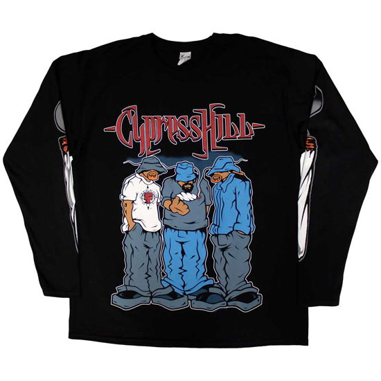 Cover for Cypress Hill · Cypress Hill Unisex Long Sleeve T-Shirt: Blunted (Sleeve Print) (Kläder) [size XL]